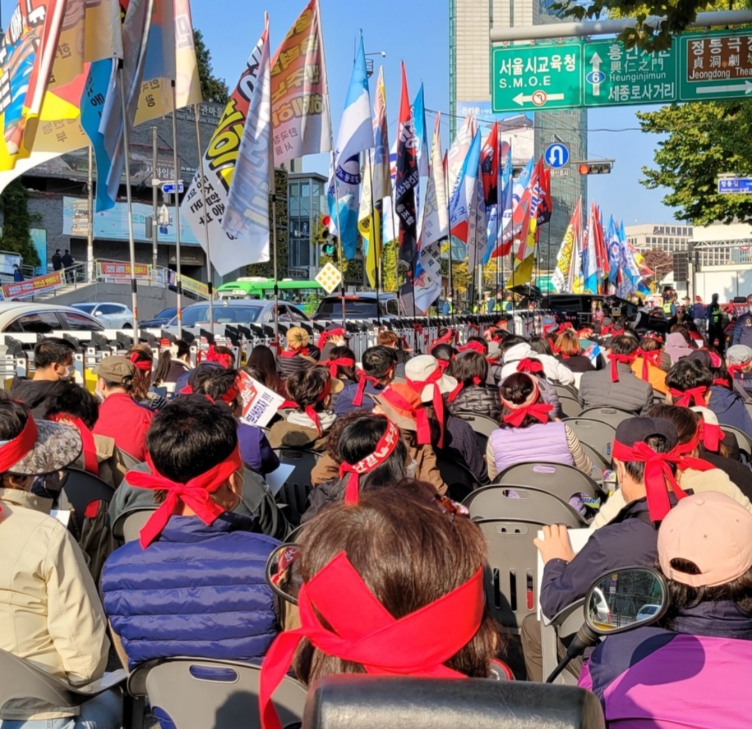 민주노총 건설노조 불법행위규탄 및 장애인 노동권 쟁취 결의대회 (16장) 관련 사진 8